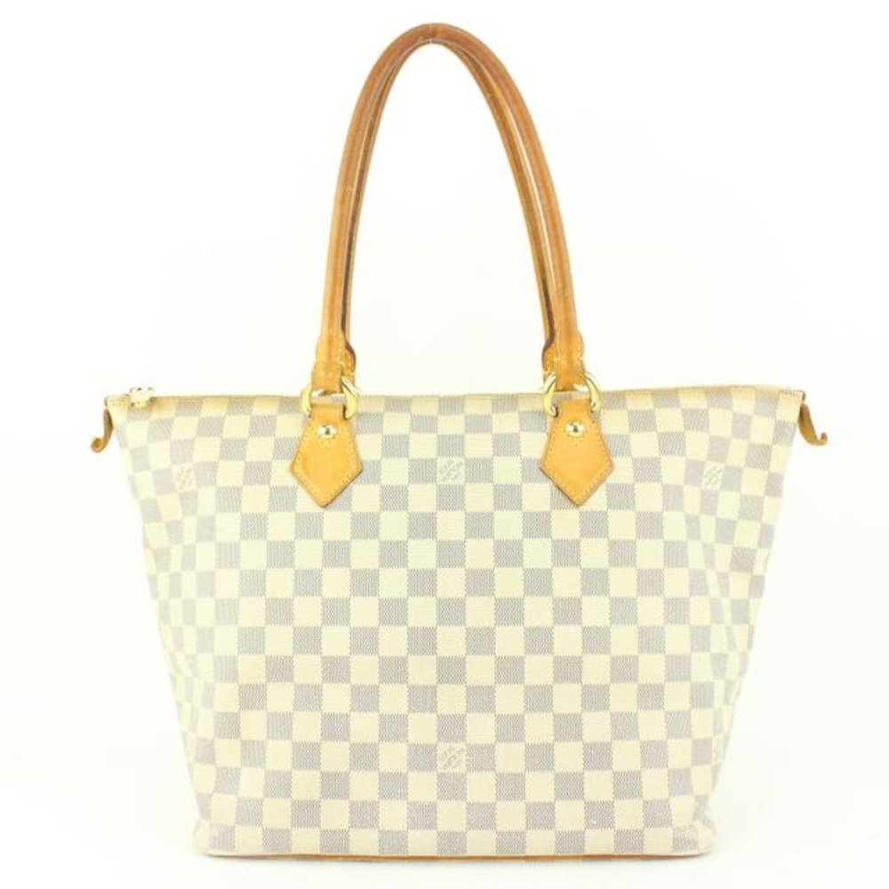 Louis Vuitton Damier Azur Saleya MM Zip Tote Bag 111lv20